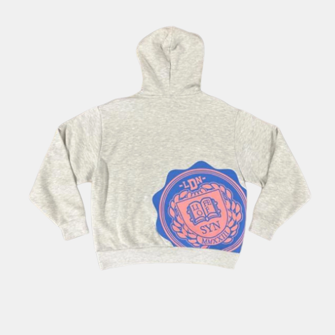 StrategicPaddingZones WaterResistantTrim Syna Crest Pack Logo Tracksuit - White/Pink