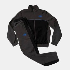 expression Syna Logo Shell Tracksuit - Grey/Black/Cobalt
