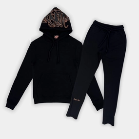 UVProtection Syna Logo Tracksuit - Black & Rose Gold