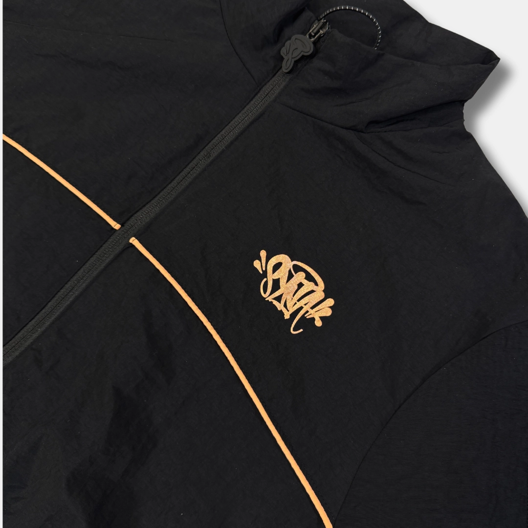 Syna x CRG Shell Tracksuit - Black & Rose Gold OdorControl packing