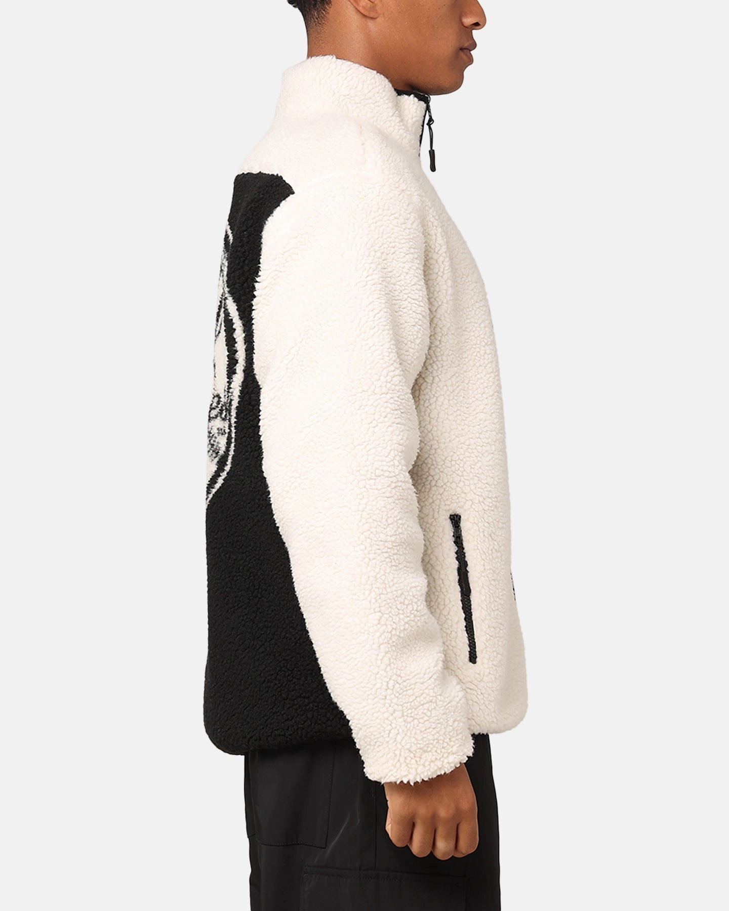 Majestic Athletic New York Yankees Sherpa Jacket Vintage White color fast Earrings