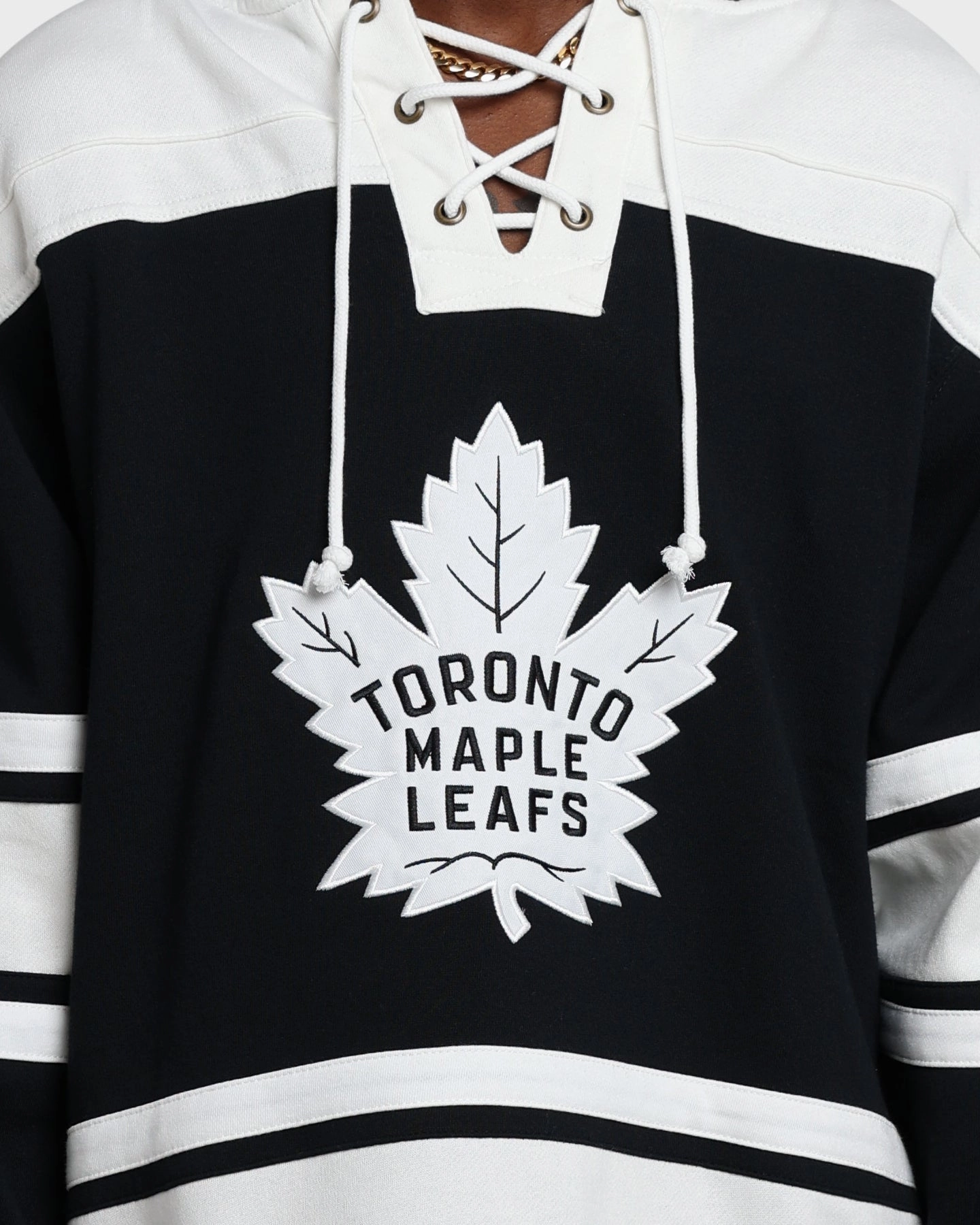 Easter wear Fresh Appeal 47 Brand Toronto Maple Leafs Superior Lacer Hoodie Jet Black