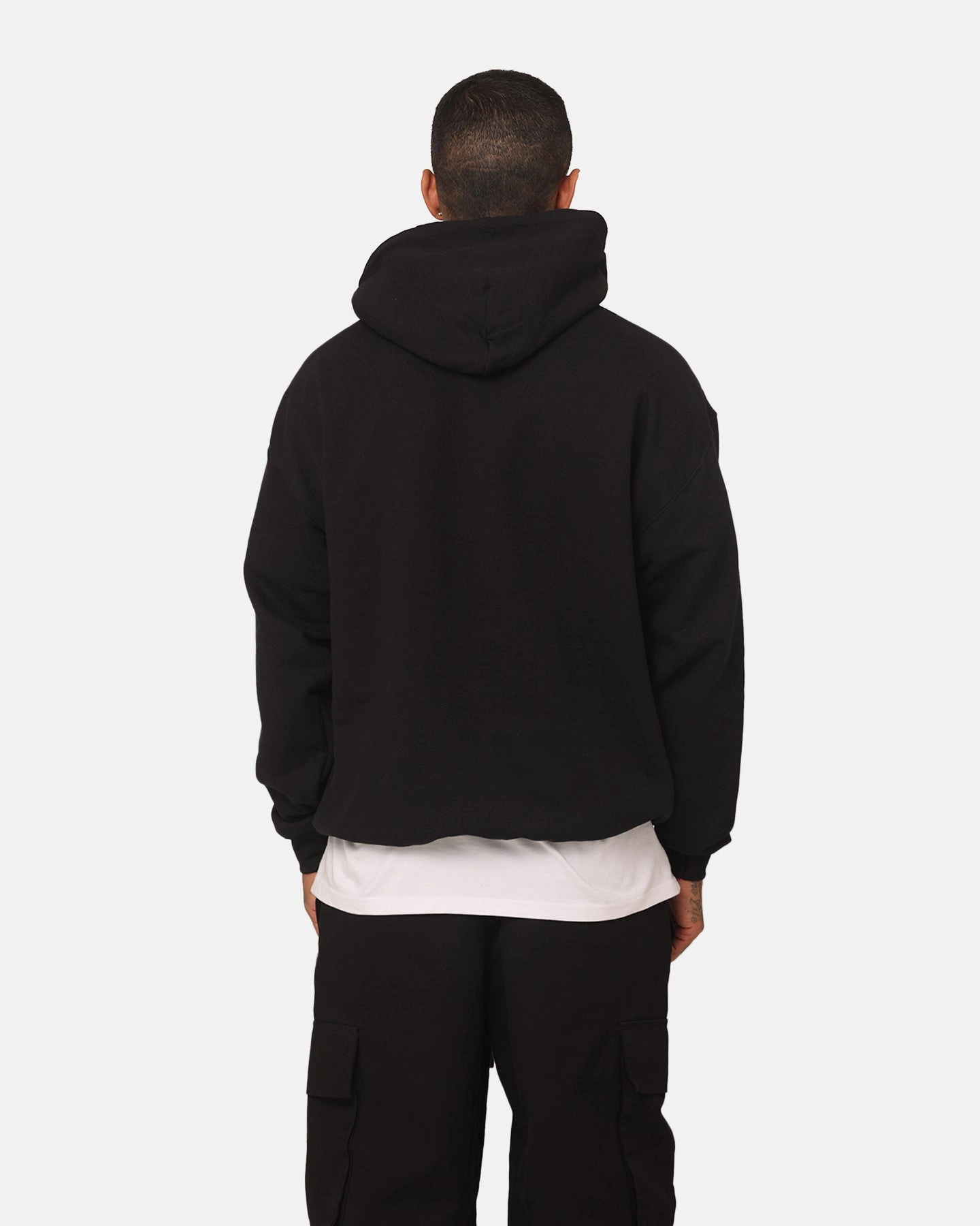 Rats Get Fat Paranoid Hoodie Black windproof lining