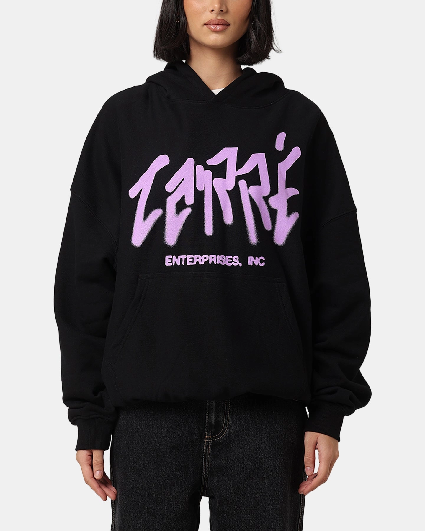 Carre Enterprise Hoodie Black Distribute Flexible Fit