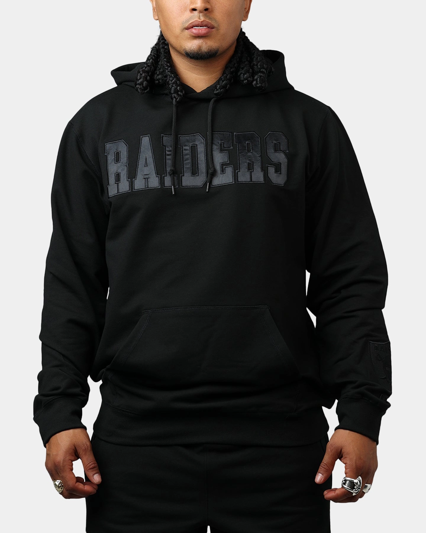 New Era Las Vegas Raiders Logo Select Hoodie Black/Black Recommend