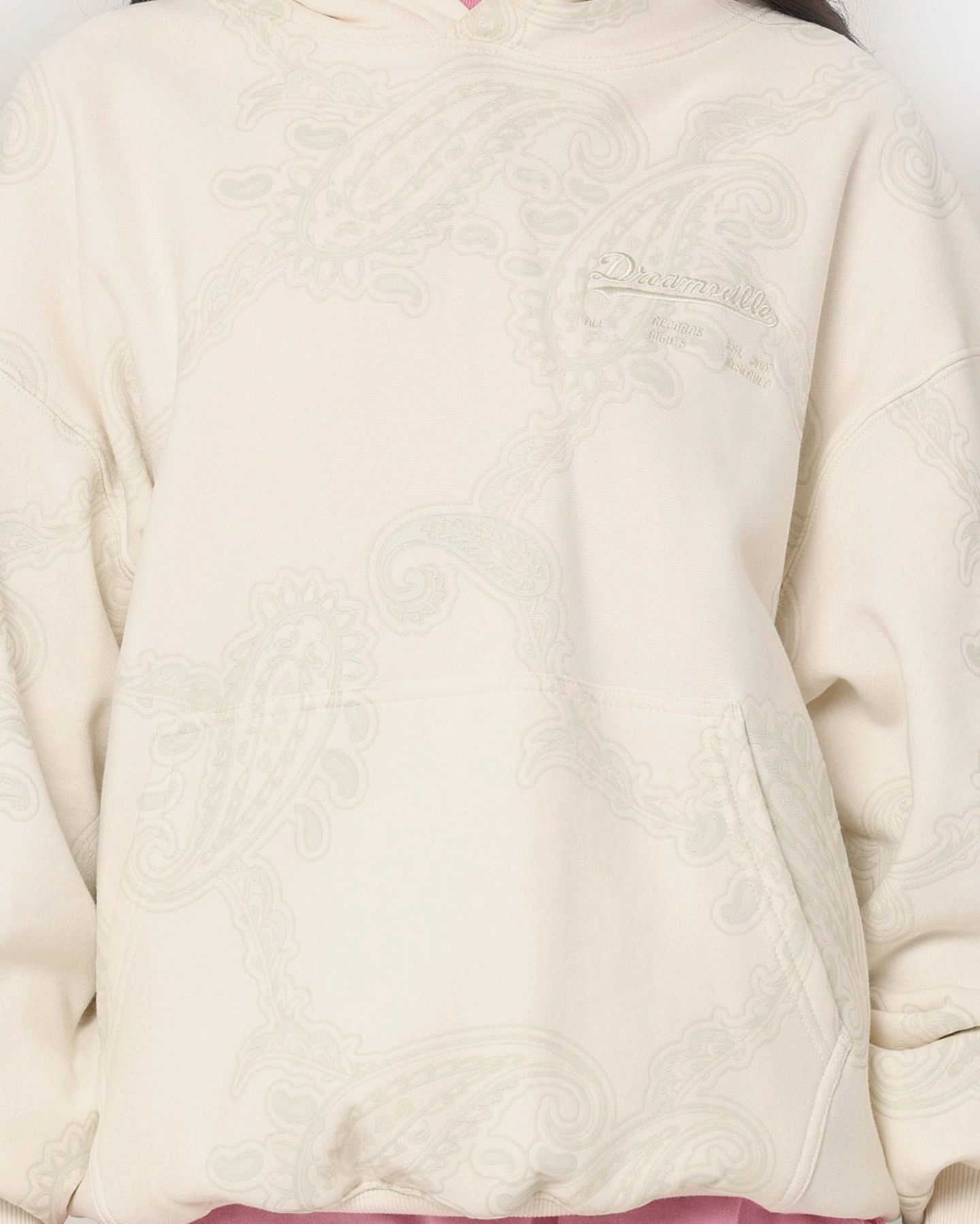 Dreamville Records Hoodie Cream window - shopping