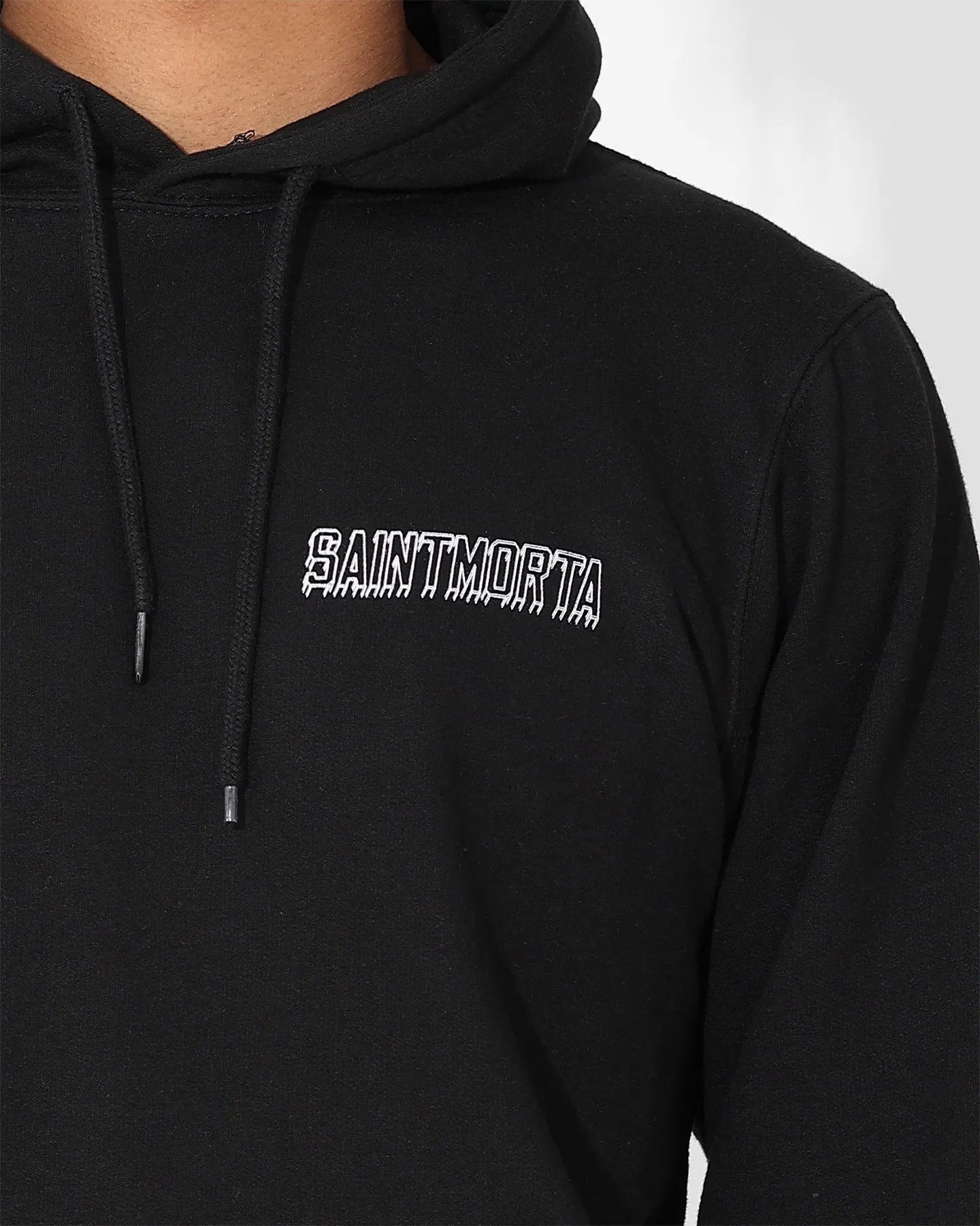 Saint Morta College Drip Hoodie Black Era Endure