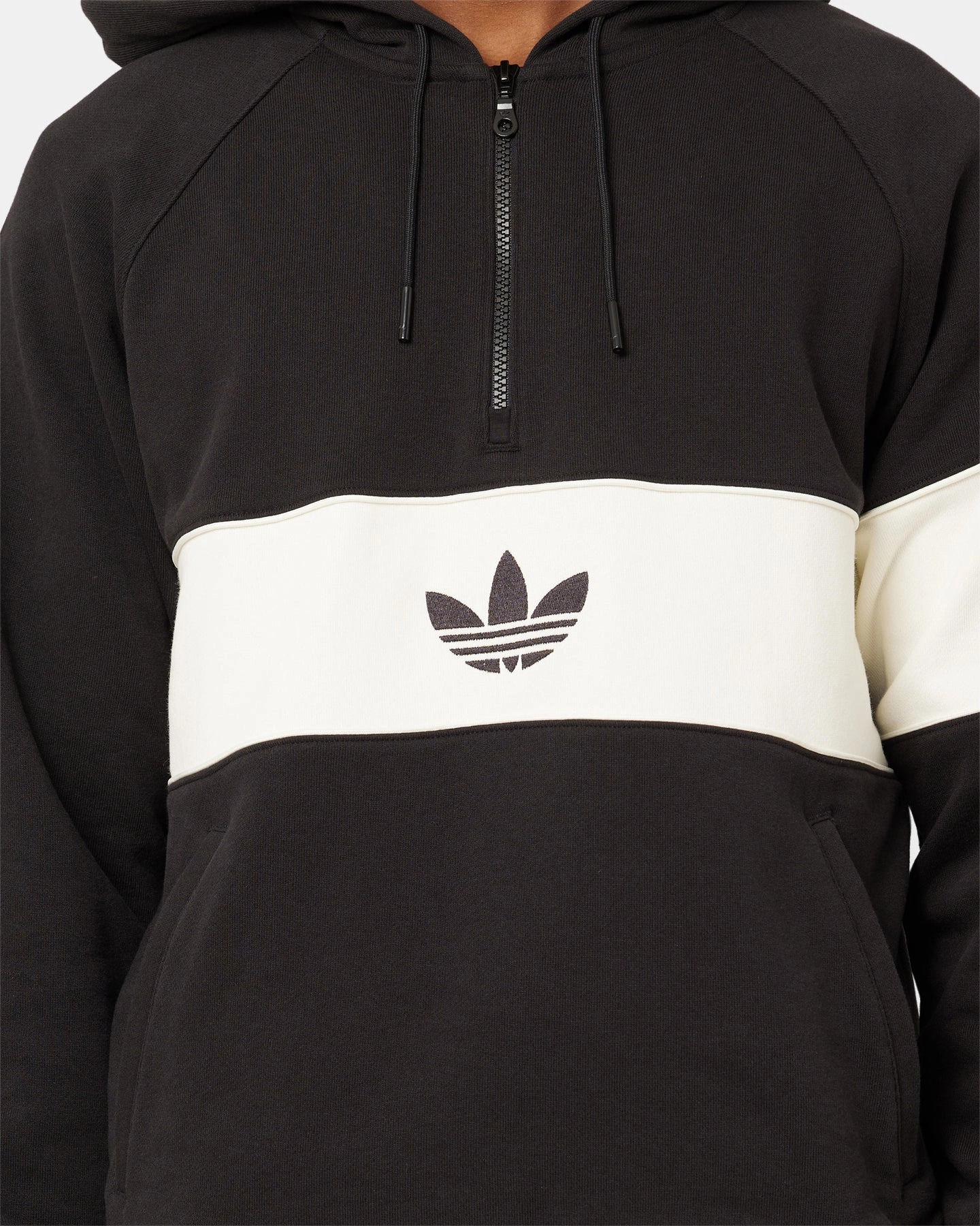 Adidas Hack NY Hoodie Black high - street buy Leather
