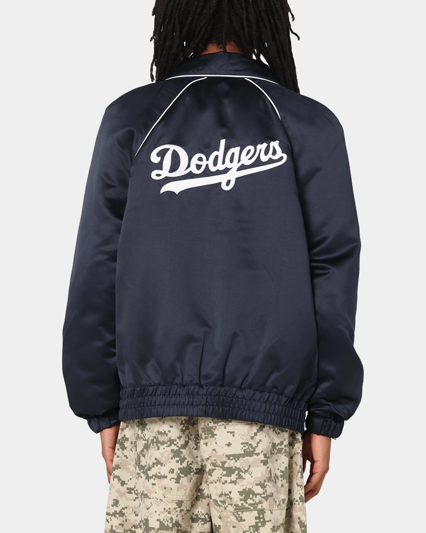New Era Los Angeles Dodgers MLB Club Jacket Navy High-Tech Fabric