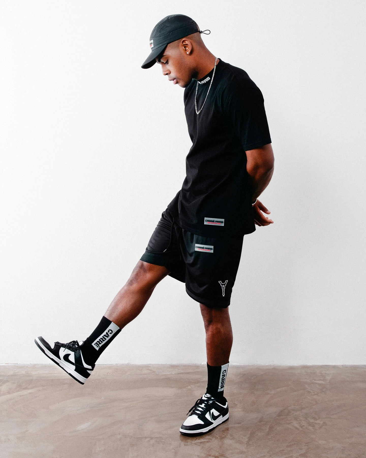 Carre Reflective Champs Ball Shorts Black/Reflective Sport Friendly ethnic style