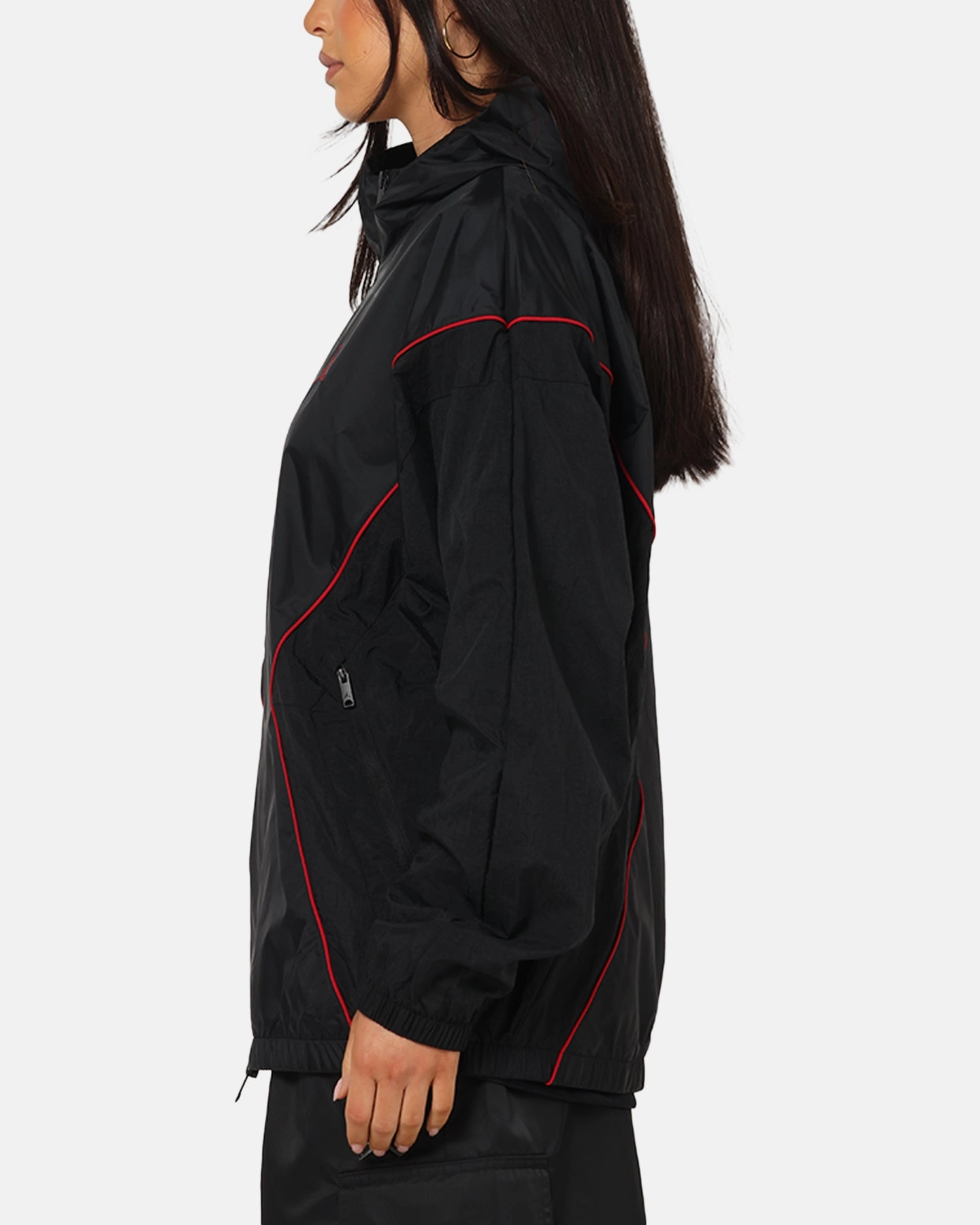 Rain Friendly Status Jordan Brooklyn Draft Jacket Black/Black/Red