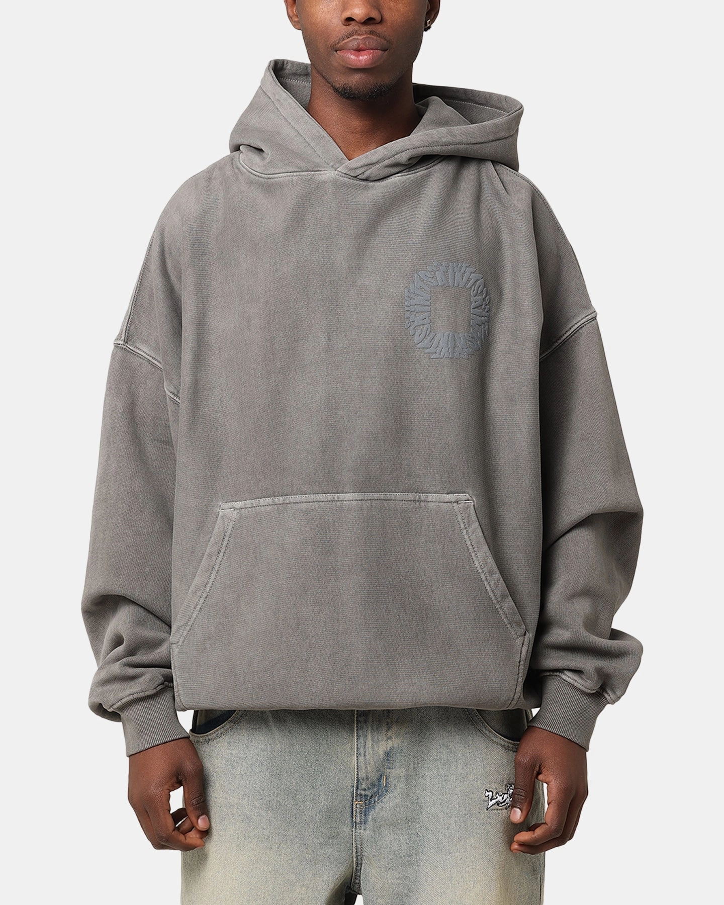 Saint Morta Rave Premium Hoodie Washed Charcoal Passport