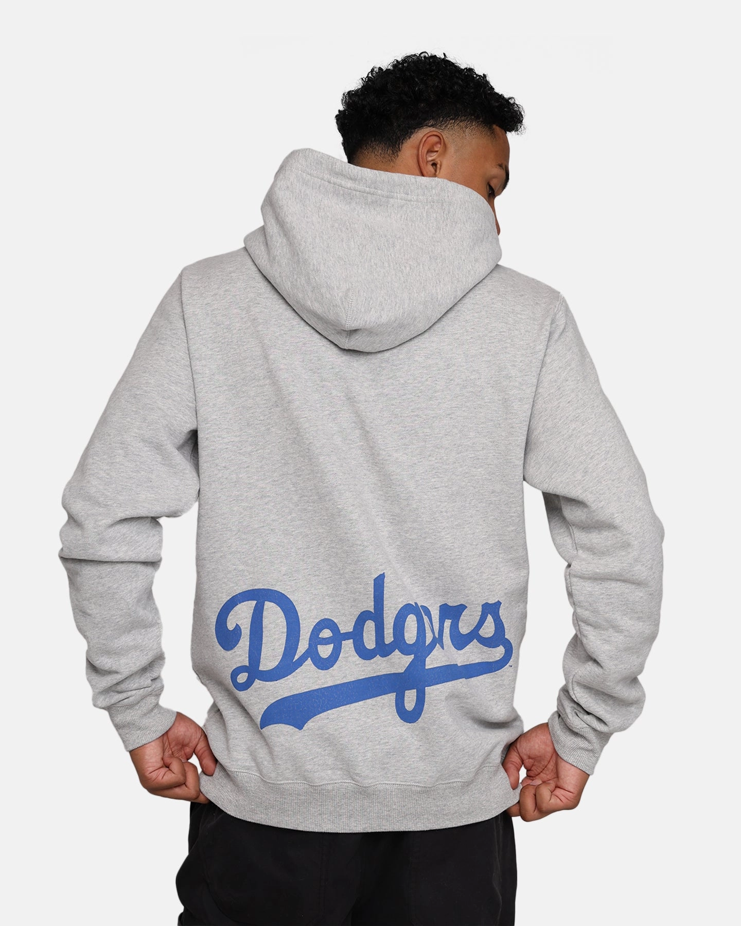 Weight Distribution System New Era Los Angeles Dodgers Pullover Hoodie Grey
