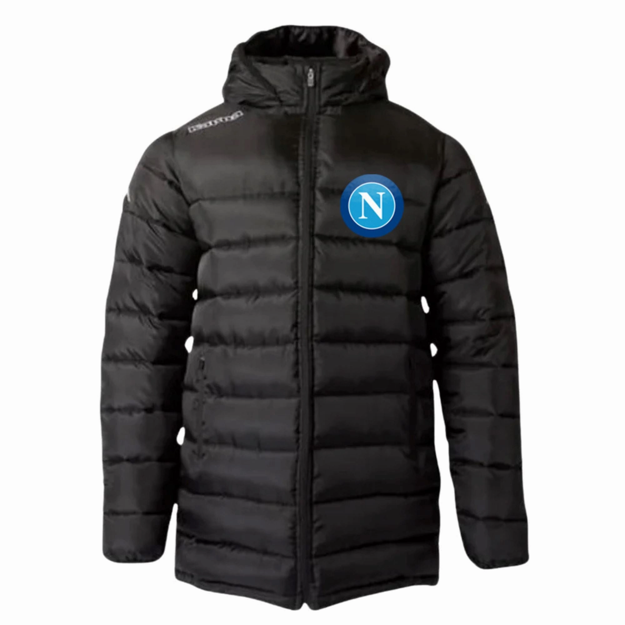clip fashion show venue Kappa Napoli Puffer Jacket with Hood