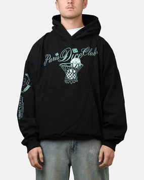 mountain scene Carre Hooper Hoodie Black