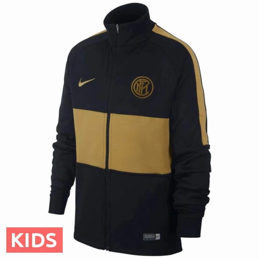 Kids - Inter Milan presentation soccer tracksuit 2019/20 - Nike FlexibleSeamlessDesign FlexFit Adjustable Cuffs