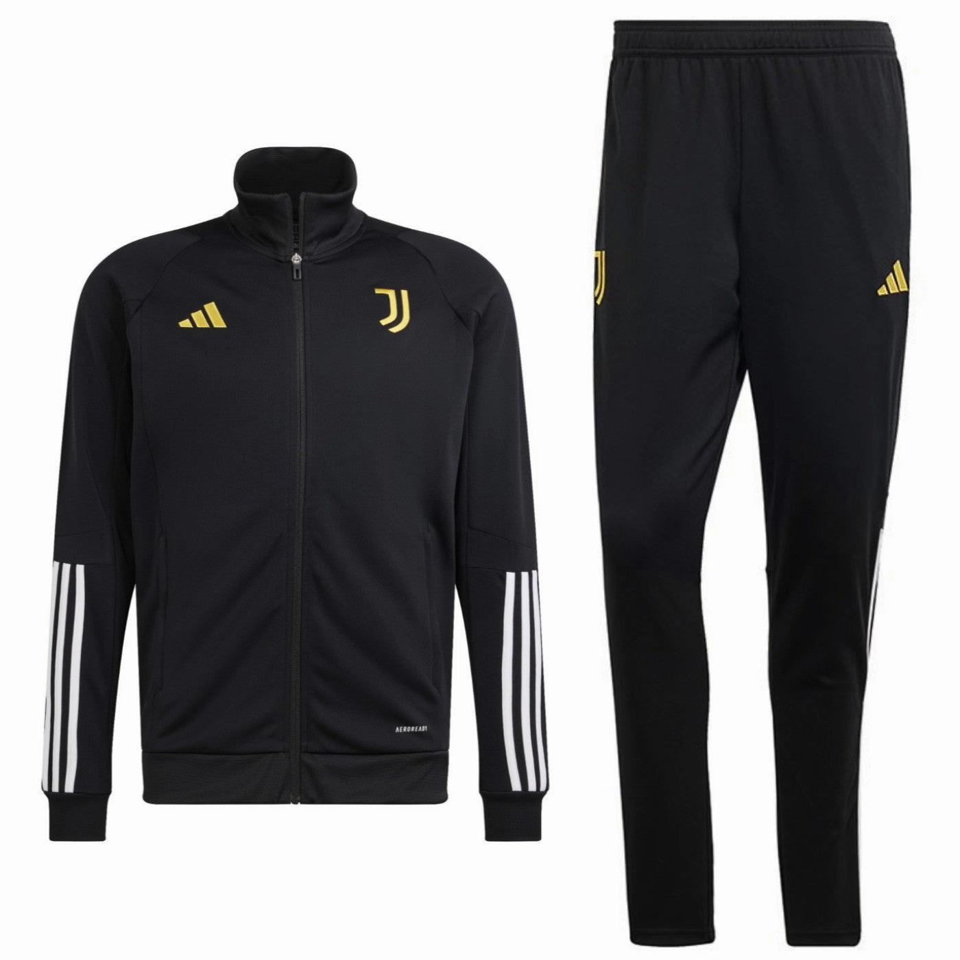 Juventus black training bench tracksuit 2023/24 - Adidas AdjustableDrawstring Camouflage Print