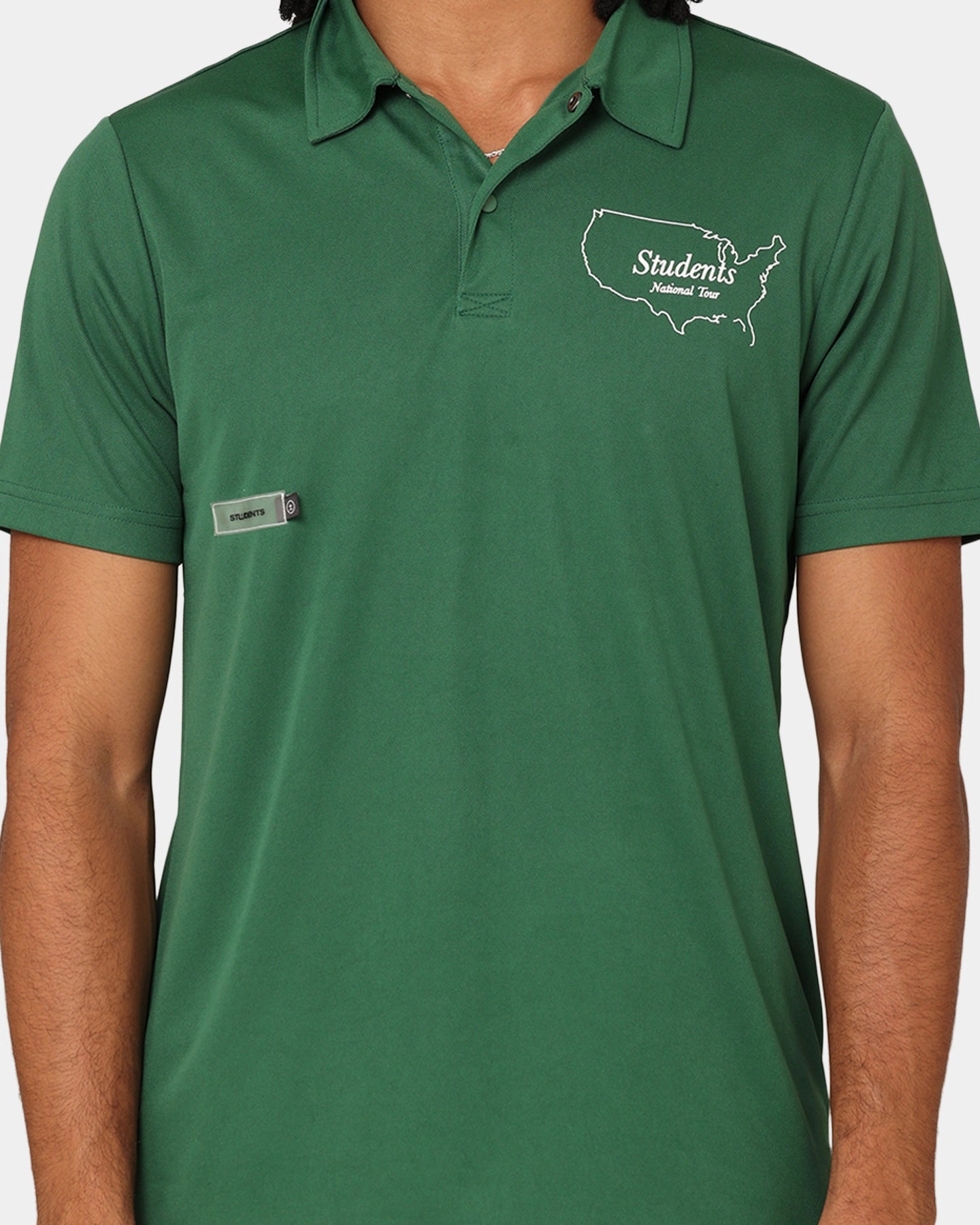 Solid Color Students Golf The Tour Polo Shirt Green