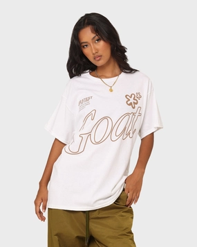 Goat Crew Holiday Mode T-Shirt White Textured Surface