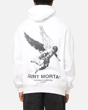 Develop Temperature Regulating Fabric Saint Morta Nothing Is Forever Boxy Hoodie White/Black