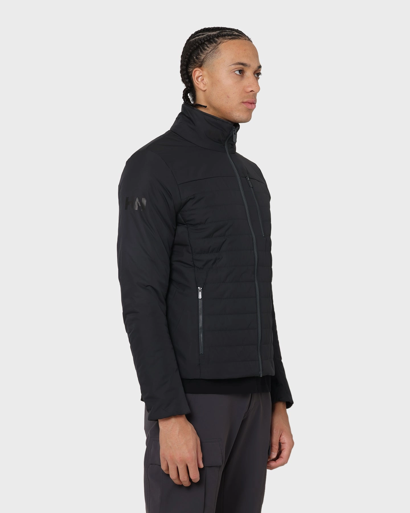 Moisture Wicking Lining Light Insulation Helly Hansen Crew Insulator Jacket Ebony