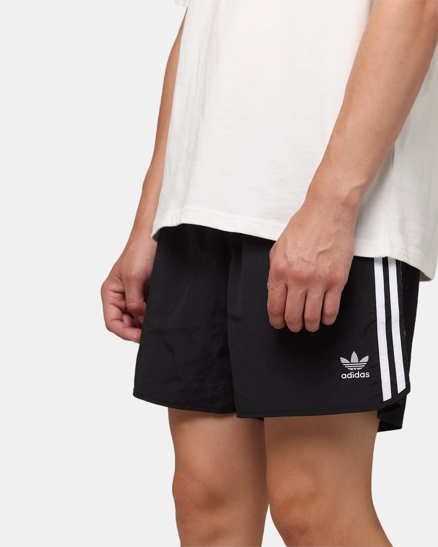 Anti Pill Surface Adidas Adicolour Classic Sprinter Shorts Black