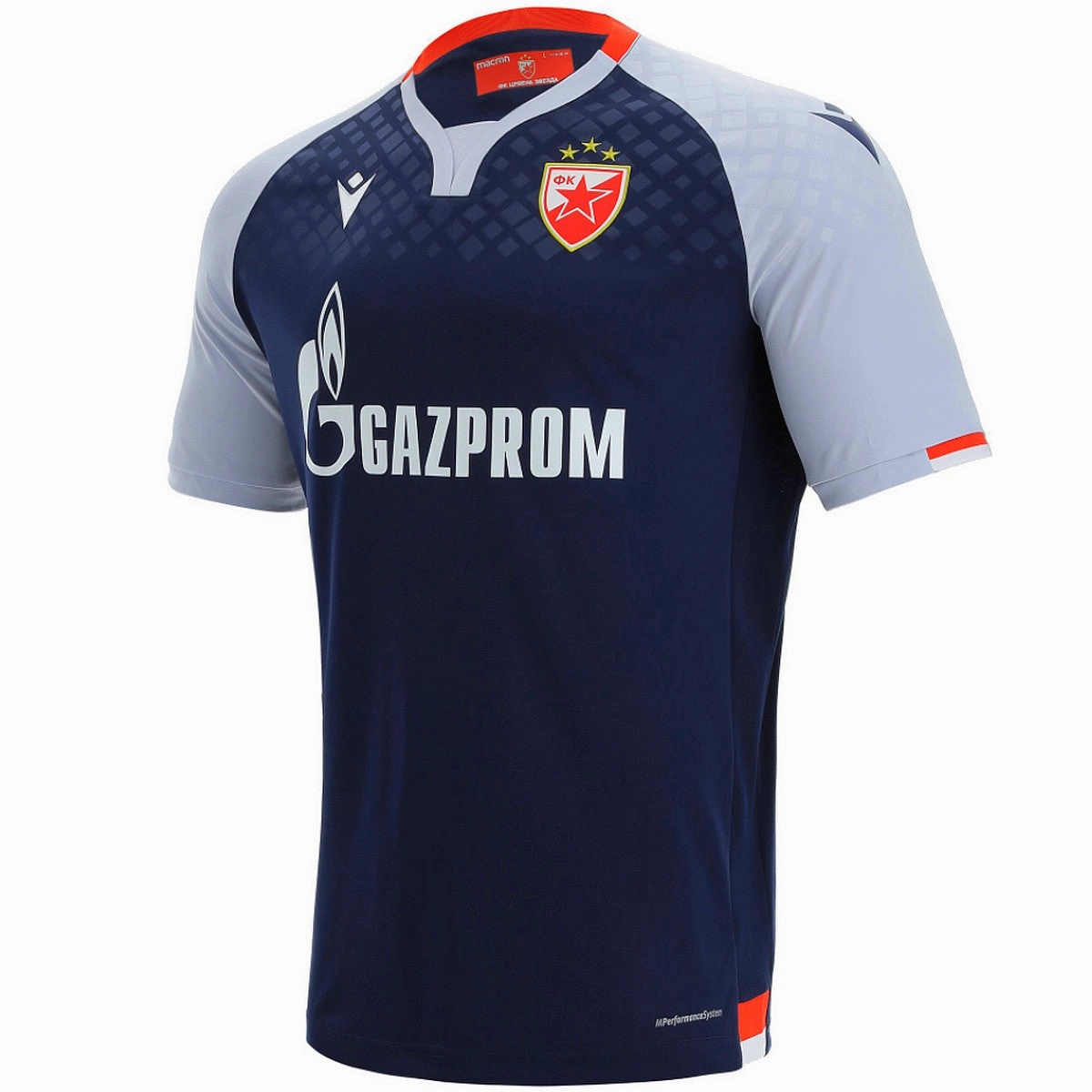 Red Star Belgrade Away soccer jersey 2021/22 - Macron Deodorant Breathable fabric