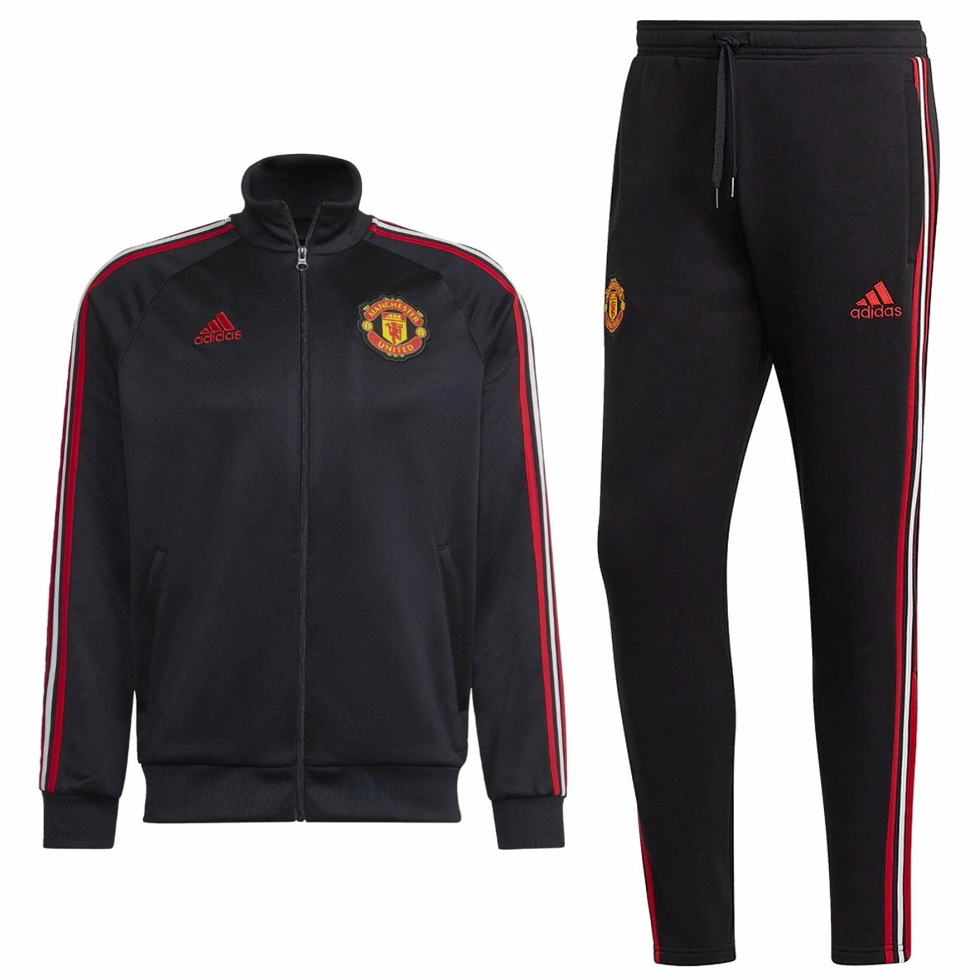 Manchester United Casual 3S presentation tracksuit 2022/23 - Adidas Senior clothing