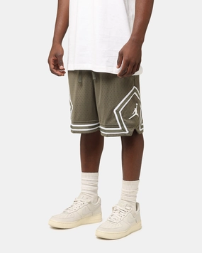 Clean Feel Weekend Outing Jordan Dri-FIT Sport Diamond Shorts Medium Olive/White