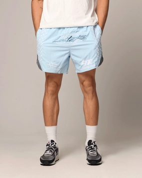 Durable Weave Fabric Silk Touch Loiter Instinct Walk Shorts Light Blue