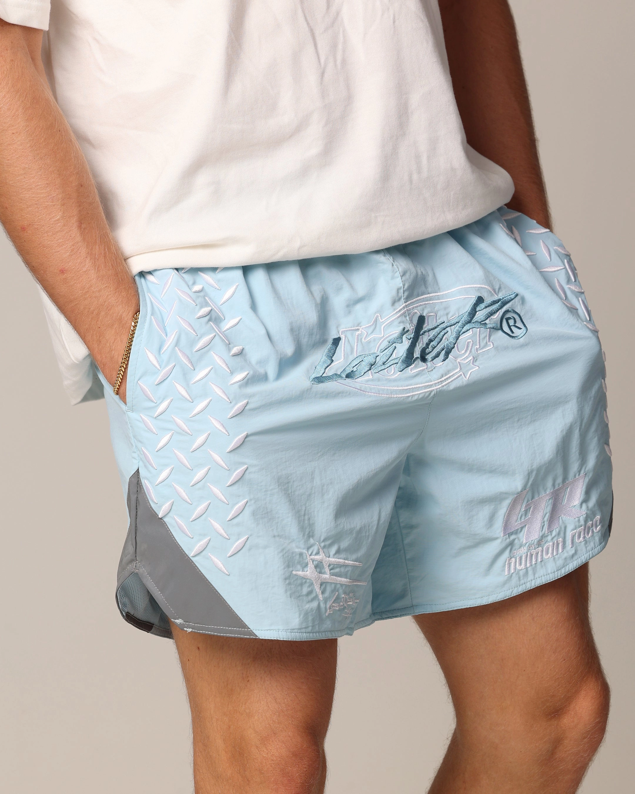 beach volleyball gear Loiter Instinct Walk Shorts Light Blue