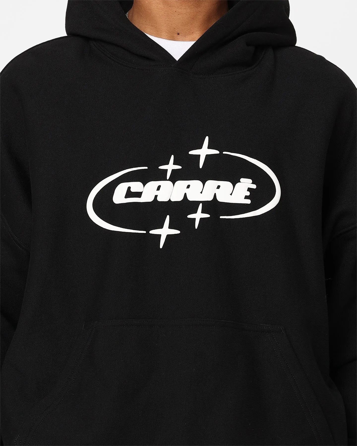 Hiking Ready Bestow Carre 2K Oversized Hoodie Black