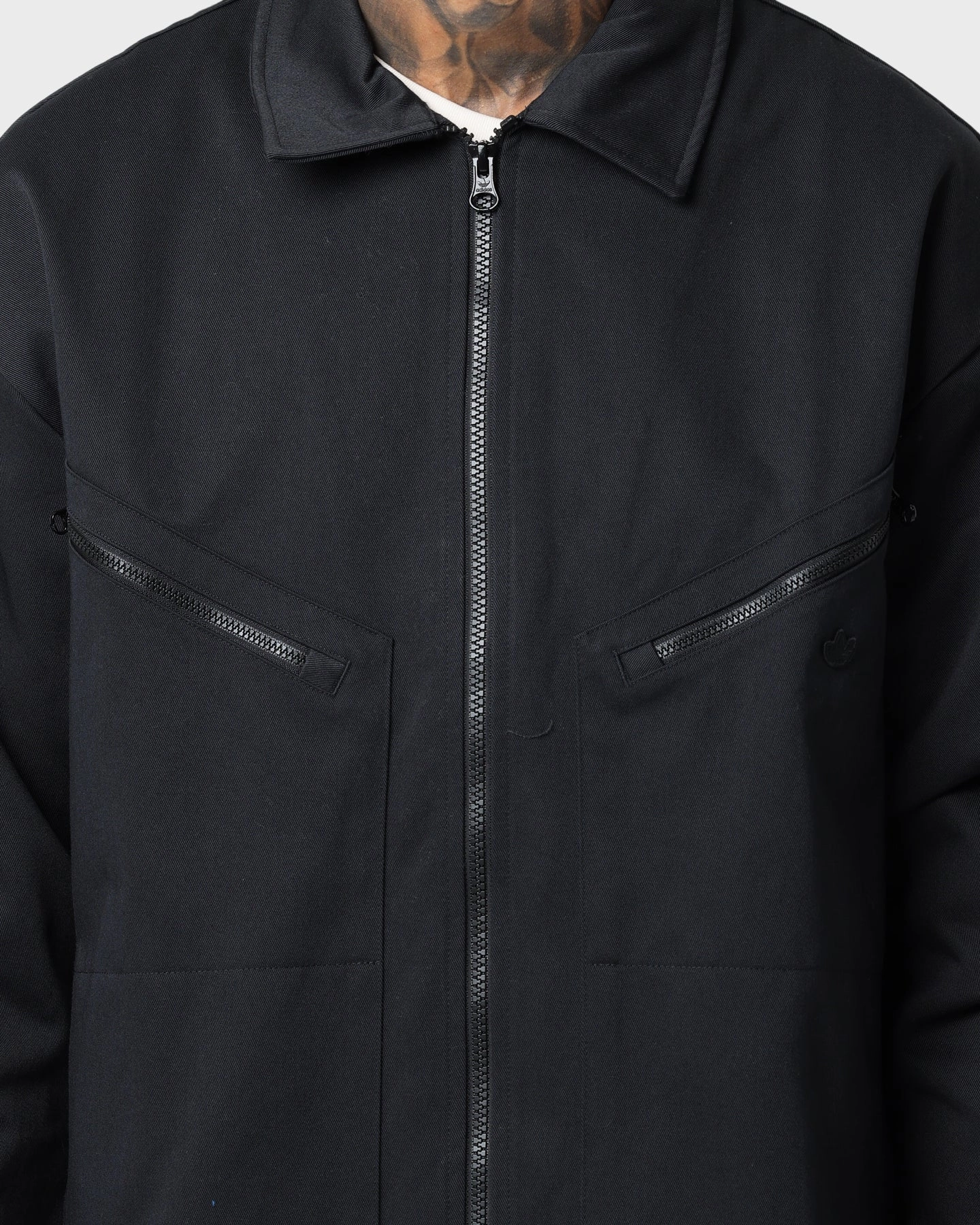 Strategy Easy Comfort Adidas Trefoil Twill Blouson Jacket Black