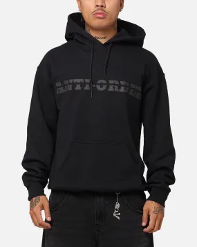 The Anti Order A-Track Hoodie Black Snag Free Surface motorcyclist