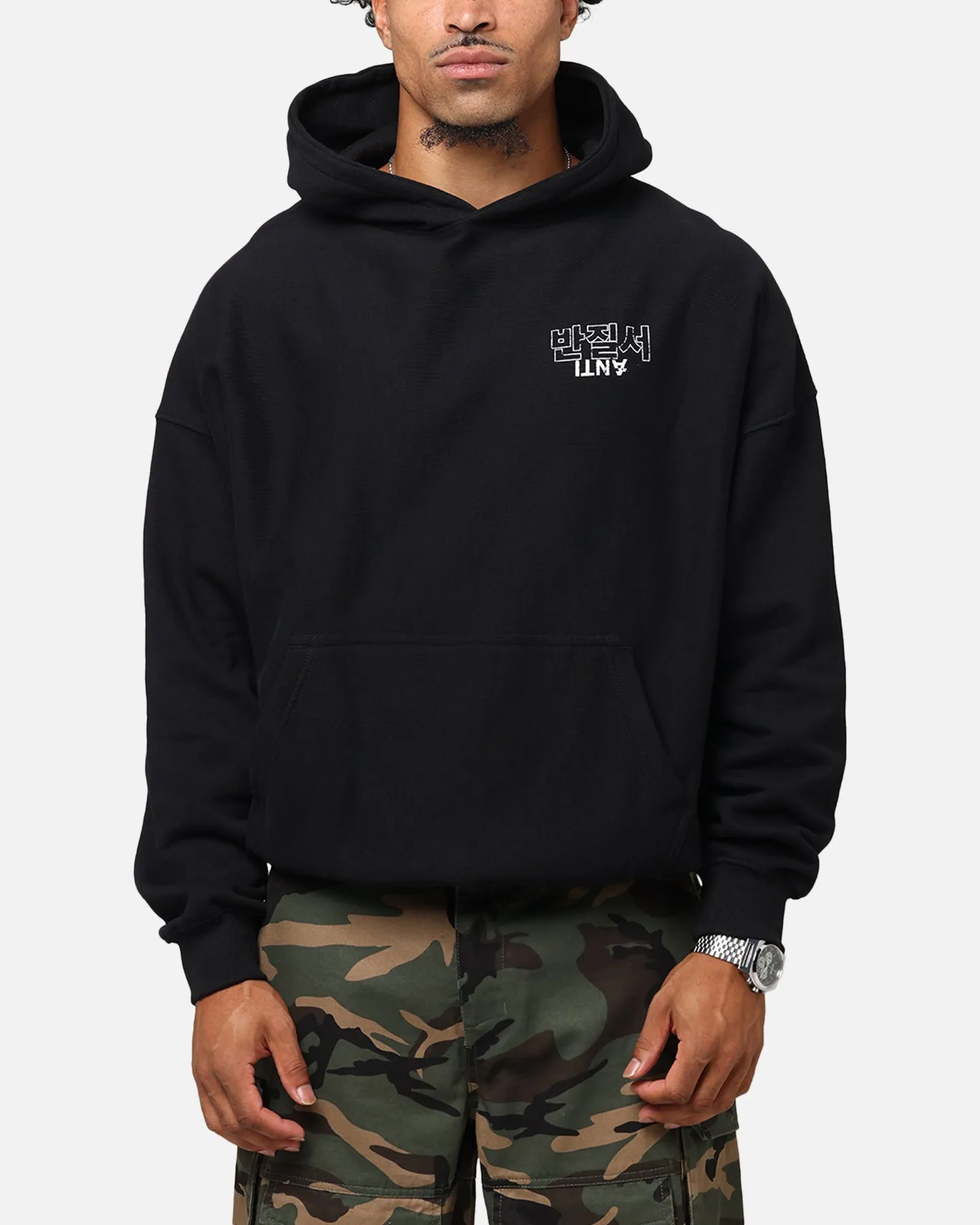 practice session The Anti Order Agma Boxy Hoodie Black