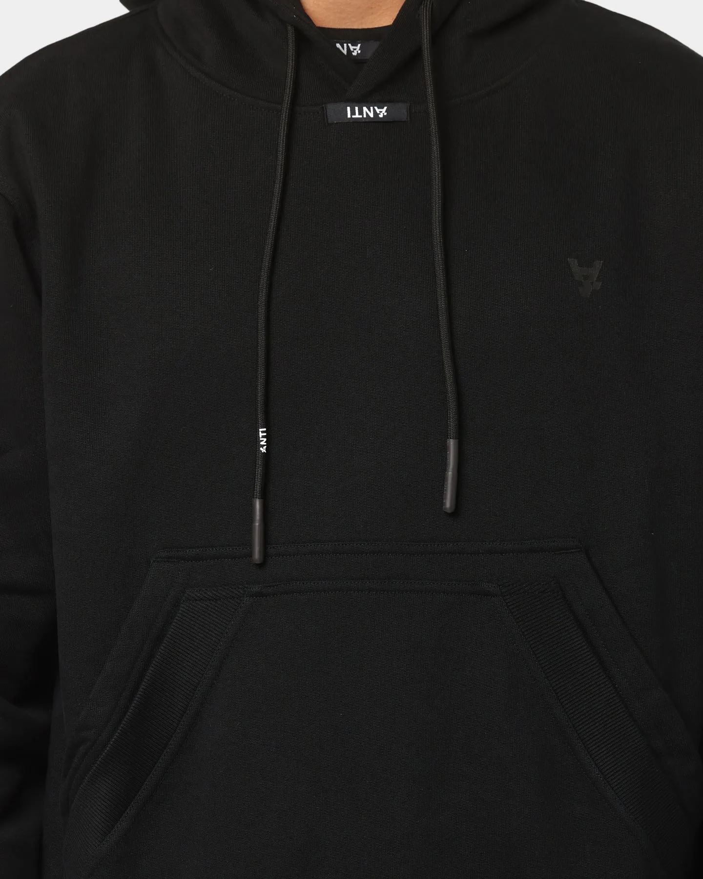 Breathable fabric Announce The Anti Order Anti Essential Hoodie Black