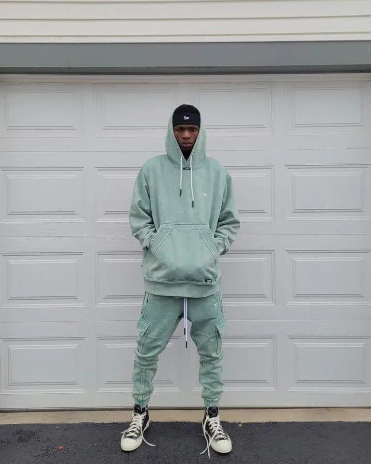 The Anti Order Anti Essential Hoodie Green Crystal Option
