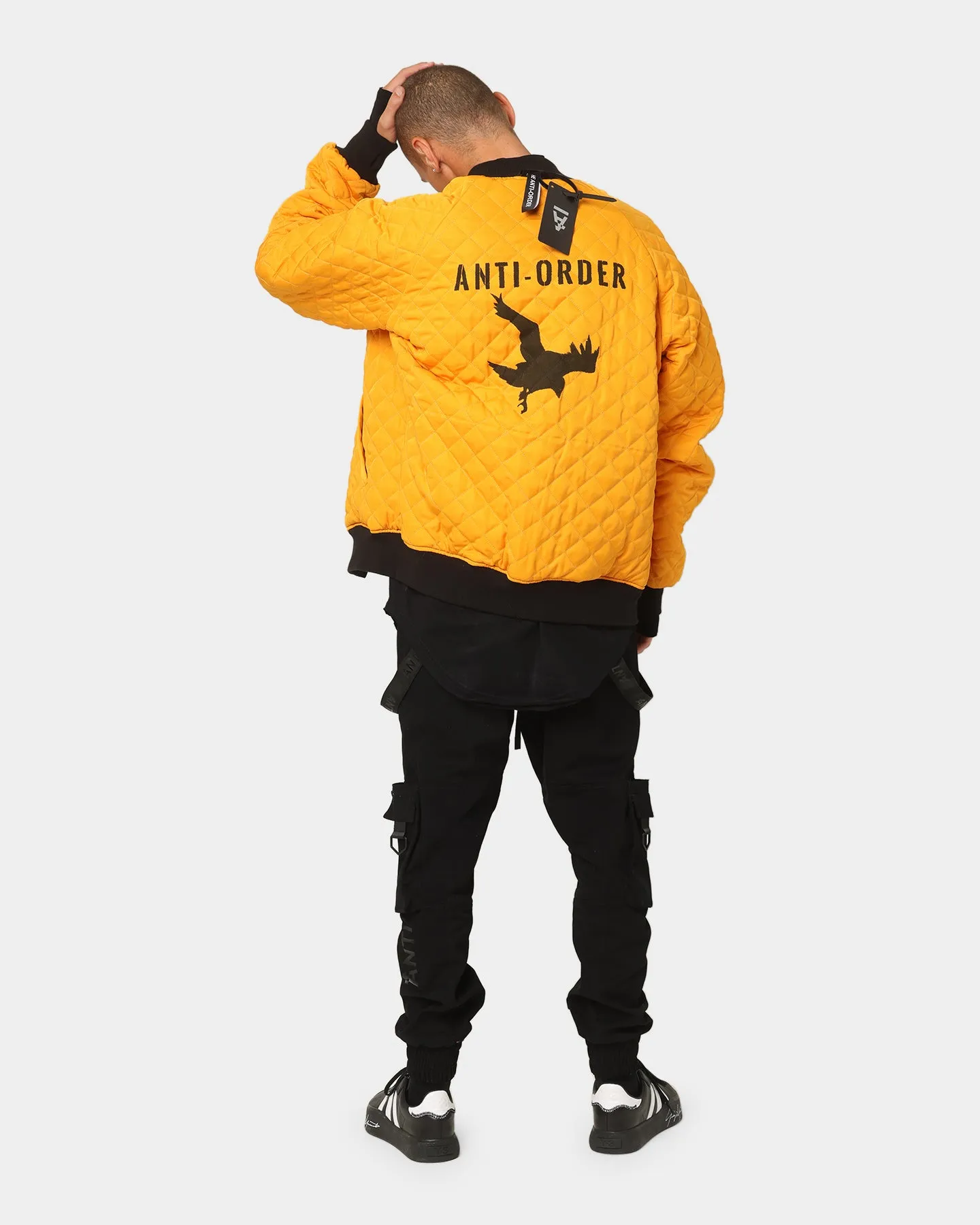 The Anti Order CHKDSK Bomber Jacket Black Secure Zip Pockets Abrasion Resistant Zippers