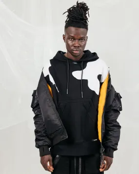 The Anti Order Deconstruction Hoodie Black/White Motivate motorcycle