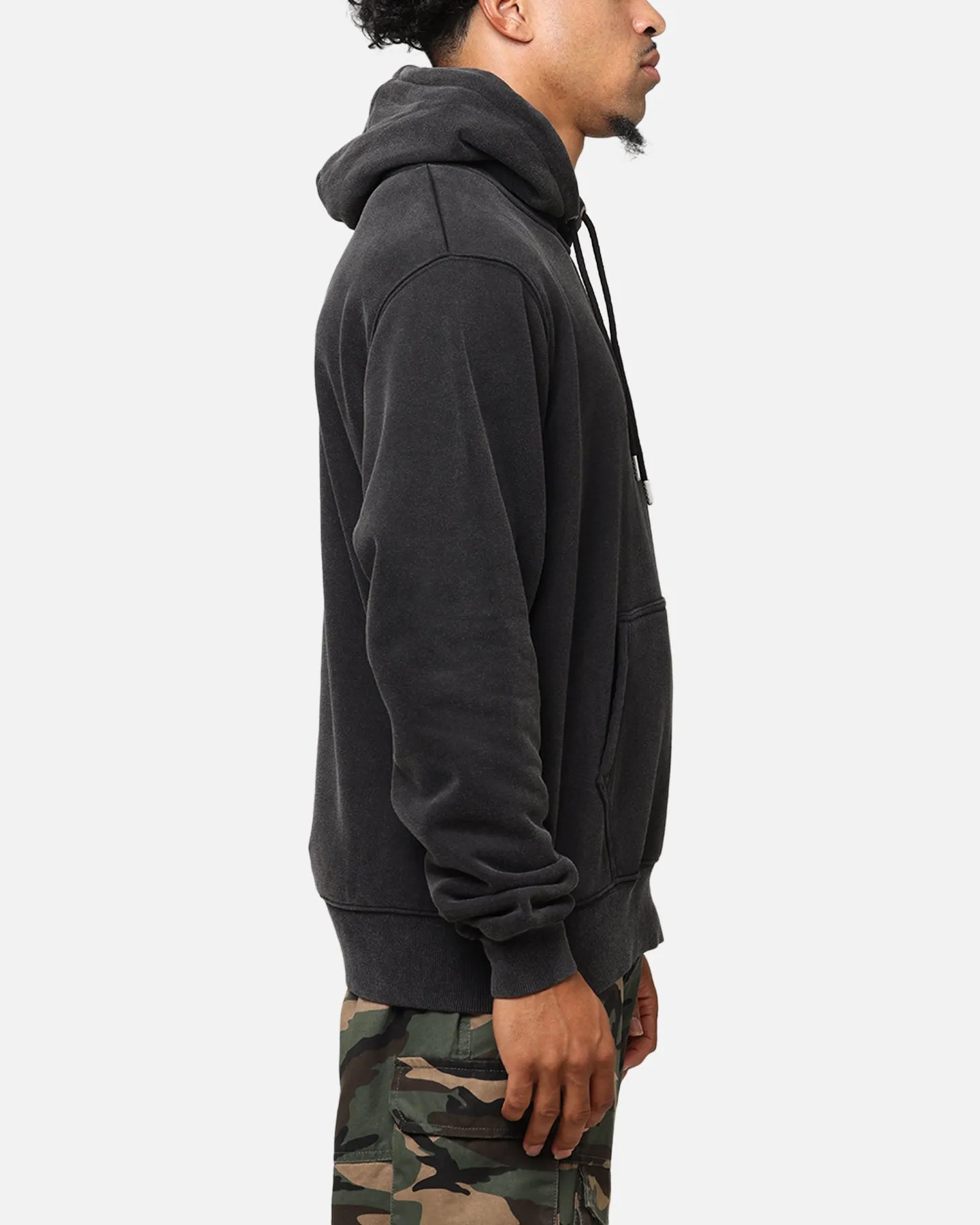 waist length The Anti Order Dimension Boxy Hoodie Vintage Black