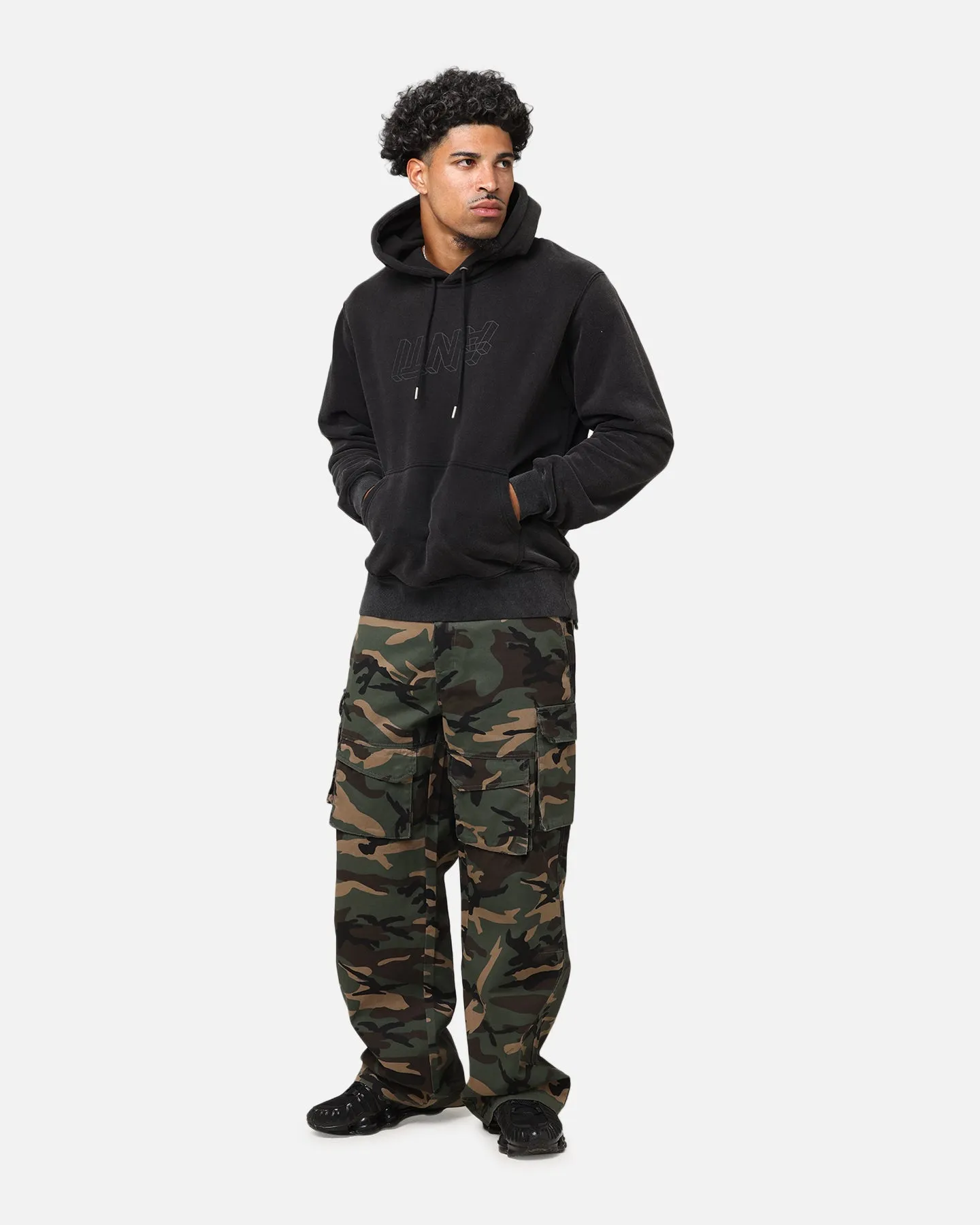 Fresh Appeal The Anti Order Dimension Boxy Hoodie Vintage Black