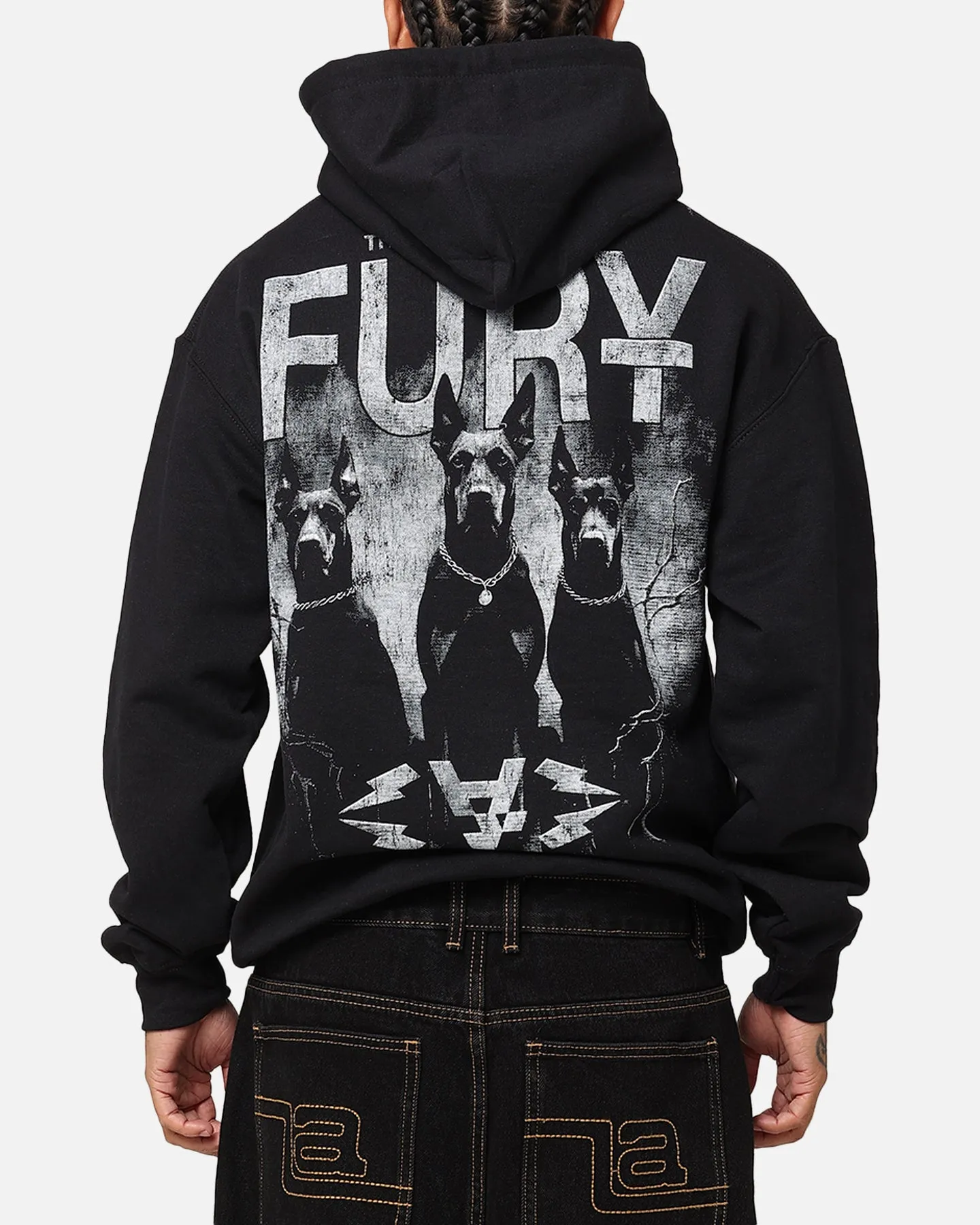 Legacy PreShrunk Cotton Blend The Anti Order Fury Hoodie Black