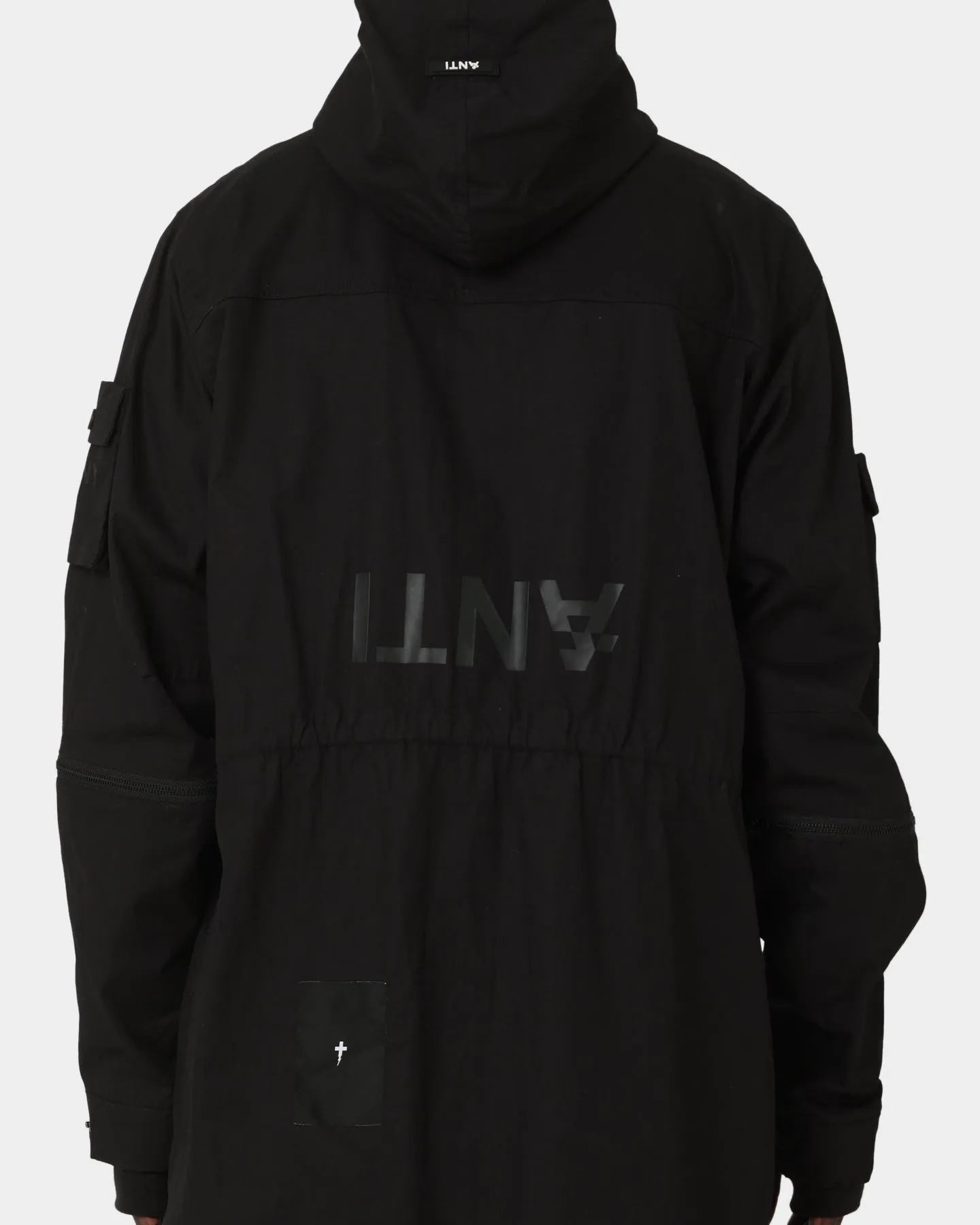 Hooded Design The Anti Order God Jacket Black