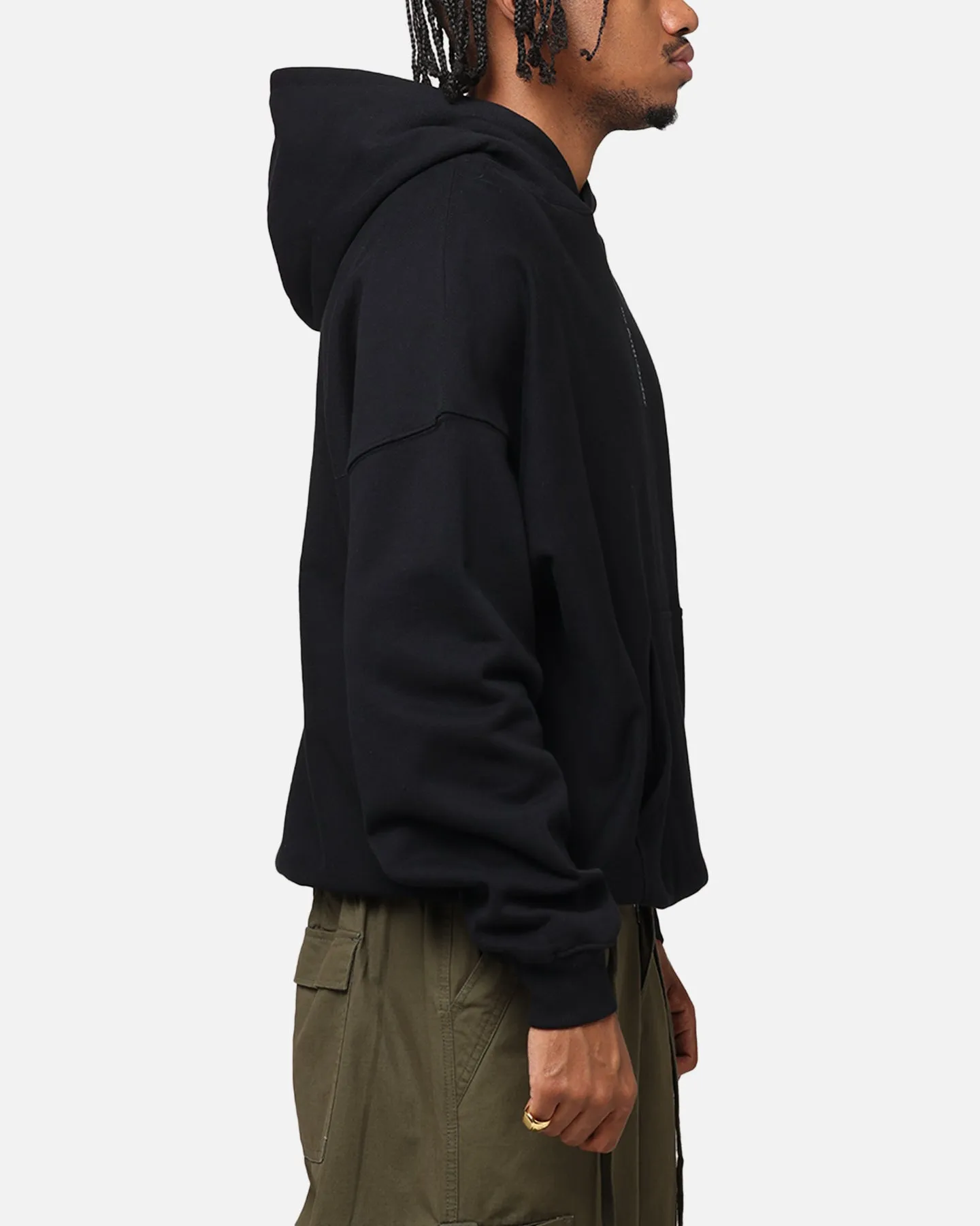 The Anti Order Process Boxy Hoodie Black Journal