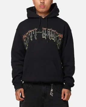 Compression Fit Beach The Anti Order Scorch Hoodie Black