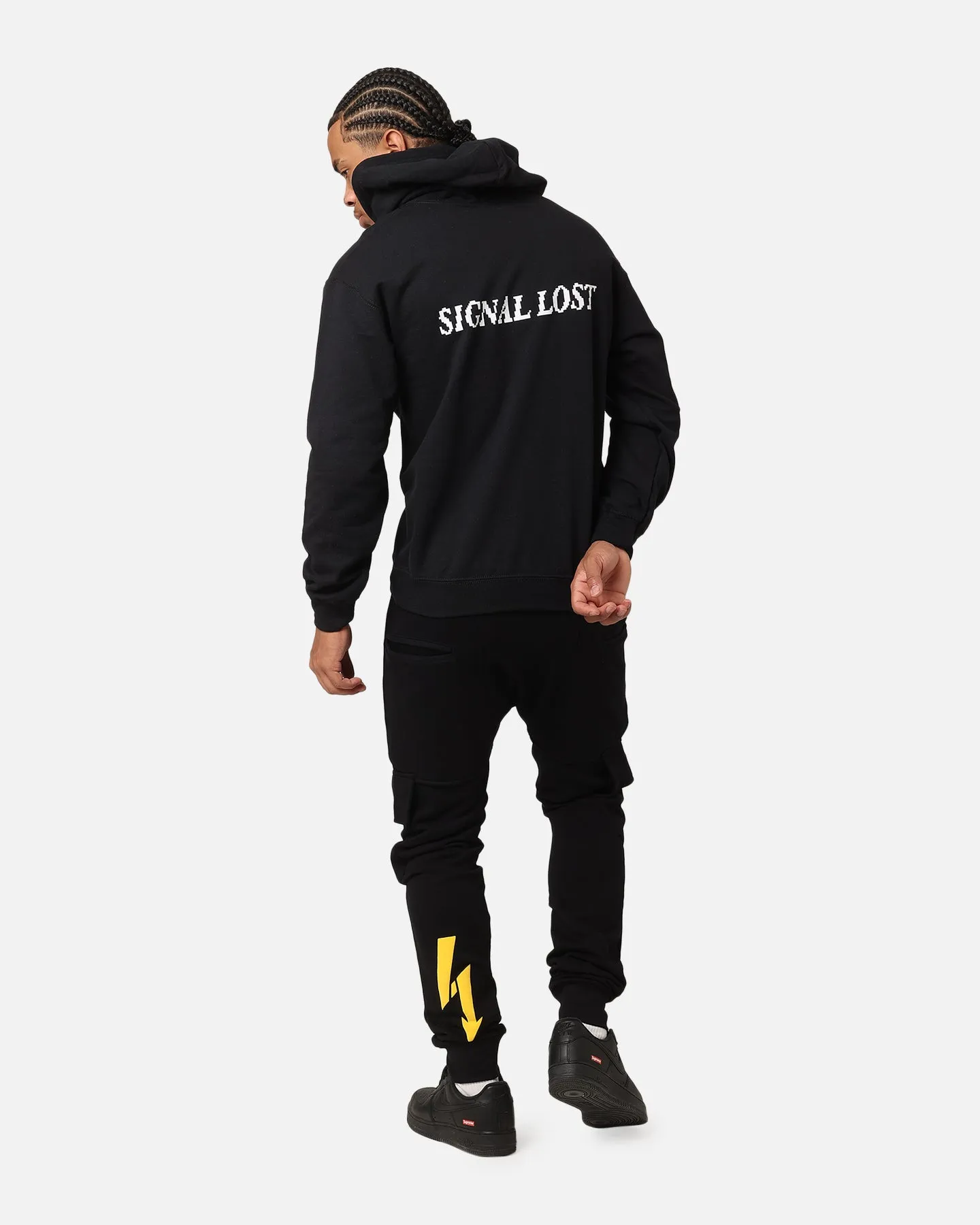 standard size The Anti Order Signal Lost Hoodie Black