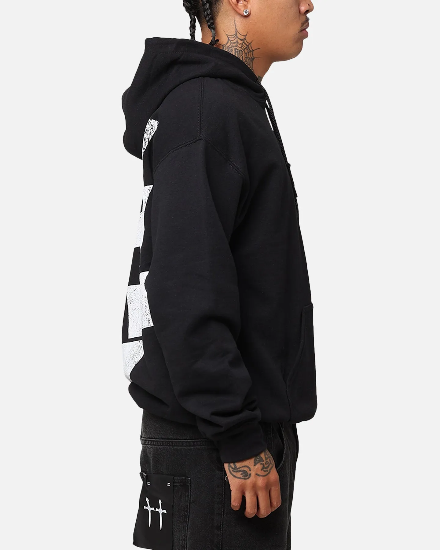 Charity The Anti Order Smash Repair Hoodie Black/White