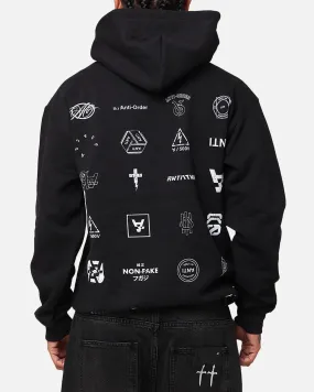 The Anti Order Stacked Hoodie Black/White Vision Occasion
