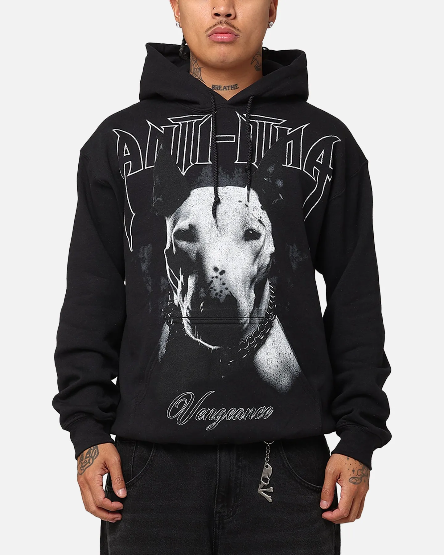 The Anti Order Vengeance Hoodie Black Street Fashion