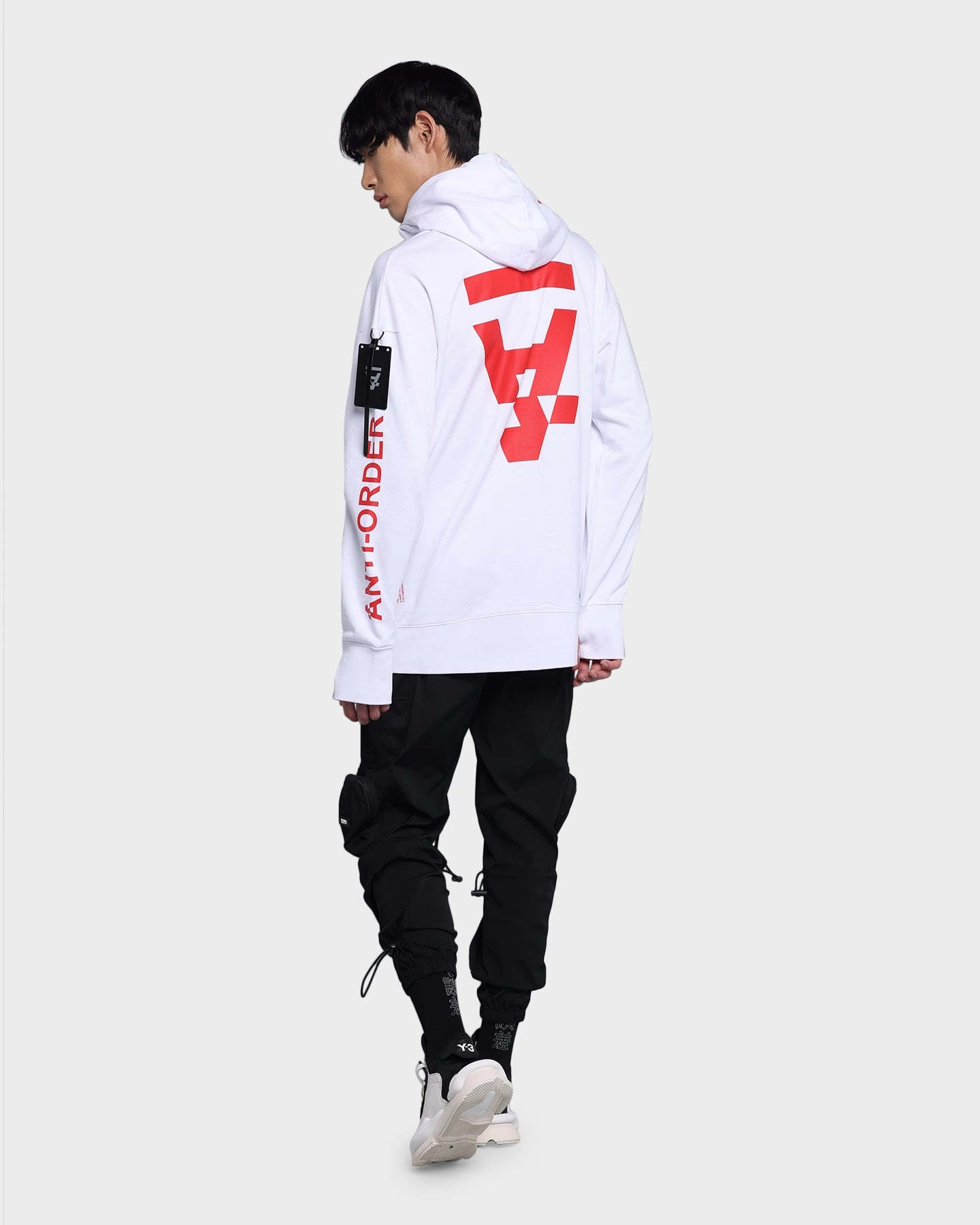 Opportunity Ergonomic Seams The Anti Order A10 Hyphen Hoodie White/Red